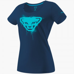 Graphic Cotton T-Shirt Damen 